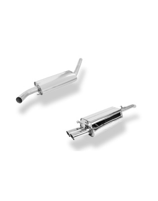 Audi 100/A6 Tipo C3/C4 trazione anteriore Silenziatore posteriore and front (Cod. F-AU070022-086-ANL