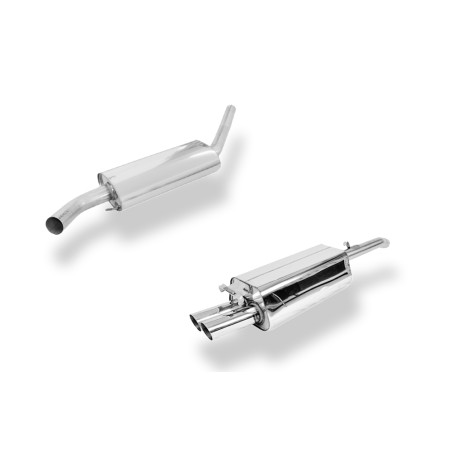 Audi 100/A6 Tipo C3/C4 trazione anteriore Silenziatore posteriore and front (Cod. F-AU070022-086-ANL