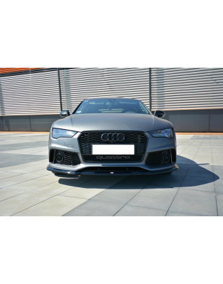 Front Diffusor V.2 Audi RS7 C7 (Cod. M-AU-RS7-1F-FD2G)