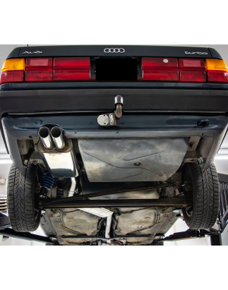 Audi 100/A6 Tipo C3/C4 trazione anteriore Silenziatore posteriore and front (Cod. F-AU070072-086-ANL