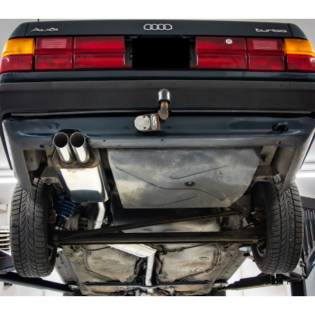 Audi 100/A6 Tipo C3/C4 trazione anteriore Silenziatore posteriore and front (Cod. F-AU070072-086-ANL
