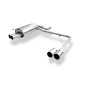 BMW E65 735i/ 745i Silenziatore posteriore con uscite destra e sinistra (duplex)x80 tipo (Cod. F-BM0