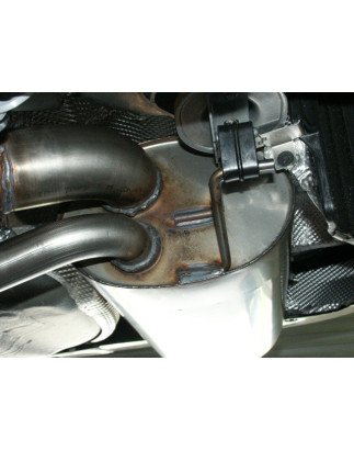 BMW E65 735i/ 745i Silenziatore posteriore con uscite destra e sinistra (duplex)x80 tipo (Cod. F-BM0