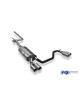 VW Passat 3B/ 3BG Silenziatore posteriore con uscite destra e sinistra (duplex)x80 tipo (Cod. F-VW02
