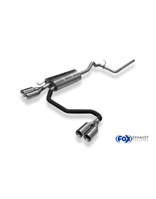VW Passat 3B/ 3BG Silenziatore posteriore con uscite destra e sinistra (duplex)x80 tipo (Cod. F-VW02