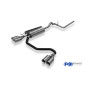 VW Passat 3B/ 3BG Silenziatore posteriore con uscite destra e sinistra (duplex)x80 tipo (Cod. F-VW02