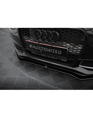 SPLITTER ANTERIORE V.2 Audi A4 S-Line / S4 B8 Facelift (Cod. M-AU-S4-B8F-FD2G)