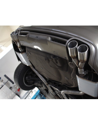 Audi A6 Tipo 4F quattro Silenziatore posteriore destra e sinistra Ø63,5mm - (Cod. F-AU072033-148)