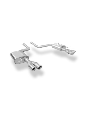 Audi A6 Tipo 4F quattro Silenziatore posteriore destra e sinistra Ø63,5mm - (Cod. F-AU072033-148)