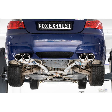 BMW E60 M5 Silenziatore posteriore destra e sinistra – 2x115x85 Tipo 32 con uscite destra e sinist