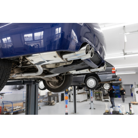 BMW E60 M5 Silenziatore posteriore destra e sinistra – 2x115x85 Tipo 32 con uscite destra e sinist