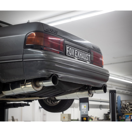 Mazda RX7 – FC Silenziatore posteriore destra e sinistra – 1x100 Tipo 10 con uscite destra e sin