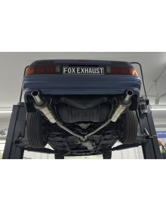 Mazda RX7 – FC Silenziatore posteriore destra e sinistra – 1x80 Tipo 12 con uscite destra e sini