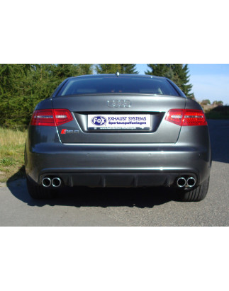 Audi RS6 4F Silenziatore posteriore destra e sinistra – 2x80 Tipo 16 destra e sinistral (Cod. F-AU
