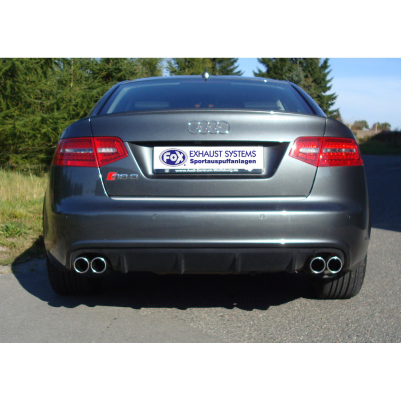 Audi RS6 4F Silenziatore posteriore destra e sinistra – 2x80 Tipo 16 destra e sinistral (Cod. F-AU