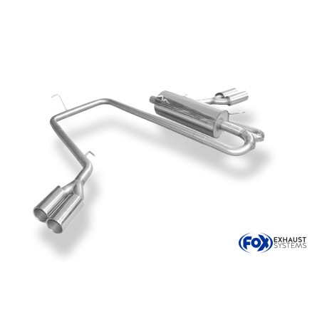 VW Amarok 4x4 Silenziatore uscita posteriore laterally destra and sinistra o (Cod. F-VW210041-052)