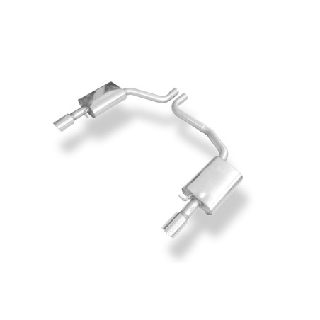 Audi A8 Tipo 4H Silenziatore posteriore destra e sinistra – 1x100 Tipo 16 ri (Cod. F-AU082003-133)