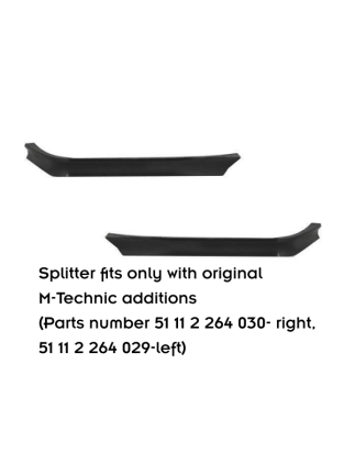 SPLITTER ANTERIORE V.2 BMW M3 / 3 M-Pack E36 Coupe (Cod. M-BM-3-36-M-FD2G)