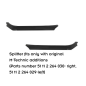 SPLITTER ANTERIORE V.2 BMW M3 / 3 M-Pack E36 Coupe (Cod. M-BM-3-36-M-FD2G)