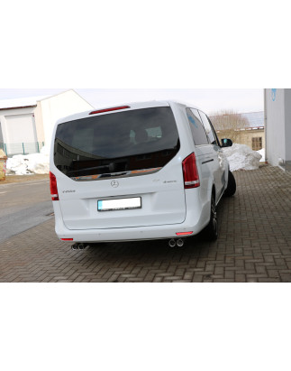 Mercedes V-Klasse W447 Silenziatore uscita posteriore destra e sinistra (Cod. F-MB082006-028)