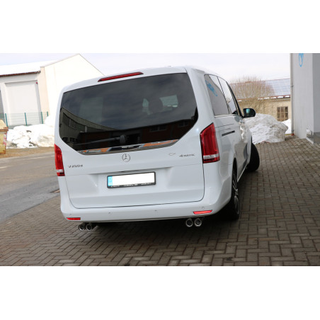 Mercedes V-Klasse W447 Silenziatore uscita posteriore destra e sinistra (Cod. F-MB082006-028)