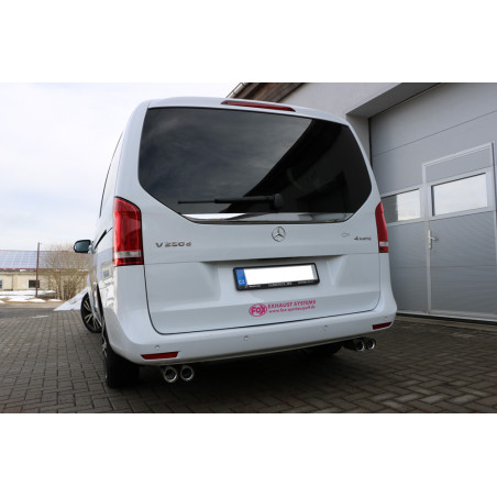 Mercedes V-Klasse W447 Silenziatore uscita posteriore destra e sinistra (Cod. F-MB082006-028)