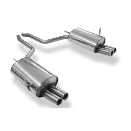 BMW E38 730i/ 735i/ 740i Silenziatore posteriore destra e sinistra – 2x76 ty (Cod. F-BM041054-068)
