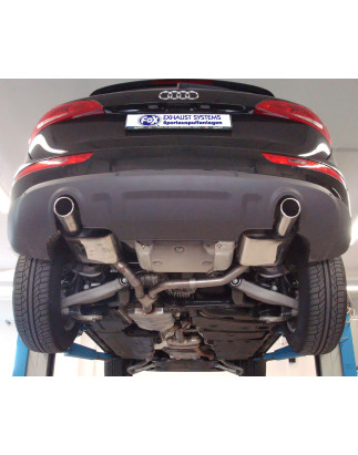 Audi Q5 – 2,0l Silenziatore posteriore destra e sinistra – 1x90 Tipo 16 con uscite destra e sini