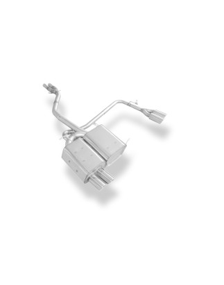 BMW Z4 E85 Silenziatore posteriore con uscite destra e sinistra incl. y-connection (Cod. F-BM080014-