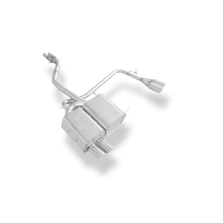 BMW Z4 E85 Silenziatore posteriore con uscite destra e sinistra incl. y-connection (Cod. F-BM080014-