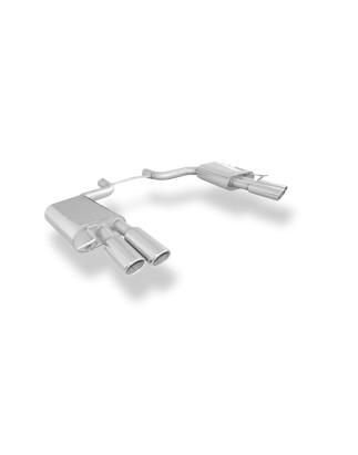 Audi A8 Tipo 4E – S8-Optik Silenziatore posteriore destra e sinistra Ø70mm - (Cod. F-AU081004-344