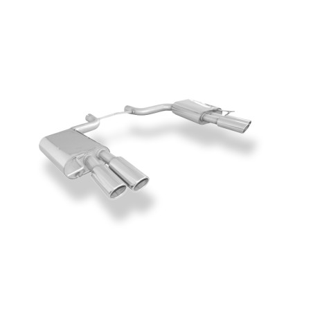 Audi A8 Tipo 4E – S8-Optik Silenziatore posteriore destra e sinistra Ø70mm - (Cod. F-AU081004-344