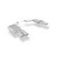 Audi A8 Tipo 4E – S8-Optik Silenziatore posteriore destra e sinistra Ø70mm - (Cod. F-AU081004-344