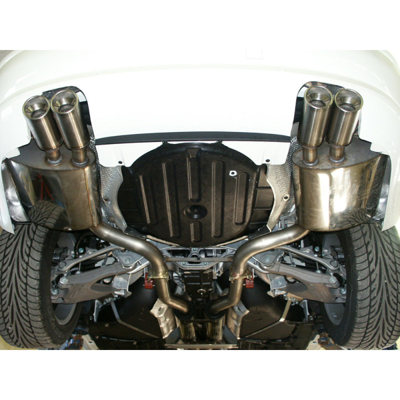 Audi A8 Tipo 4E Silenziatore posteriore destra e sinistra Ø70mm – 2x80 Tipo 1 (Cod. F-AU081004-15