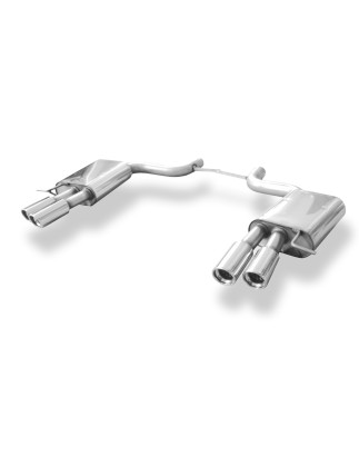 Audi A8 Tipo 4E Silenziatore posteriore destra e sinistra Ø70mm – 2x80 Tipo 1 (Cod. F-AU081004-15