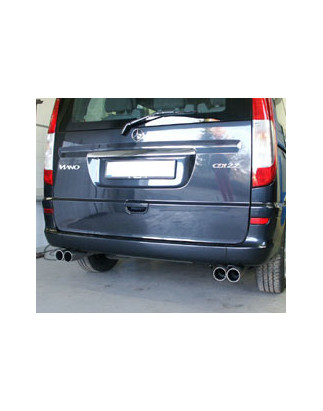 Mercedes Vito/ Viano – W639 (tranne Compact) Silenziatore posteriore (Cod. F-MB081046-008)