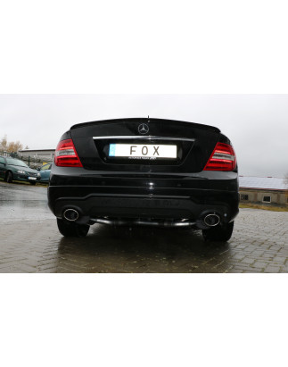 Mercedes C-Klasse 4 cilindri – W204/S204 Silenziatore posteriore con uscita destrah (Cod. F-MB0320