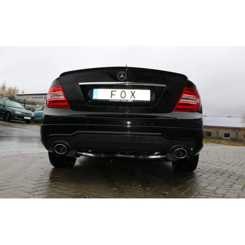 Mercedes C-Klasse 4 cilindri – W204/S204 Silenziatore posteriore con uscita destrah (Cod. F-MB0320