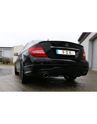Mercedes C-Klasse 4 cilindri – W204/S204 Silenziatore posteriore con uscita destrah (Cod. F-MB0320