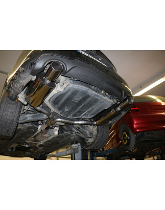 Mercedes C-Klasse 4 cilindri – W204/S204 Silenziatore posteriore con uscita destrah (Cod. F-MB0320