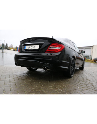 Mercedes C-Klasse 4 cilindri – W204/S204 Silenziatore posteriore con uscita destrah (Cod. F-MB0320