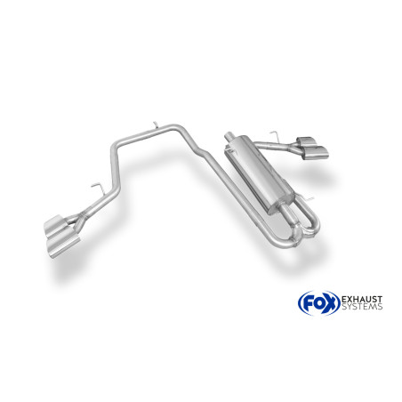 Ford Ranger ab 10/2016 4x4 – Wildtrak Silenziatore uscita posteriore la (Cod. F-FO121061-462)
