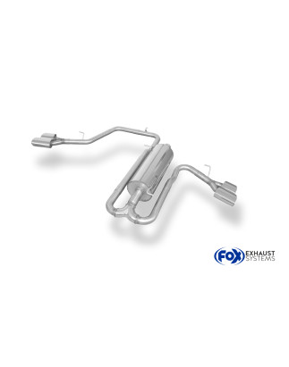 Ford Ranger dal 09/2016 – Double Cap Silenziatore uscita posteriore la (Cod. F-FO121031-462)