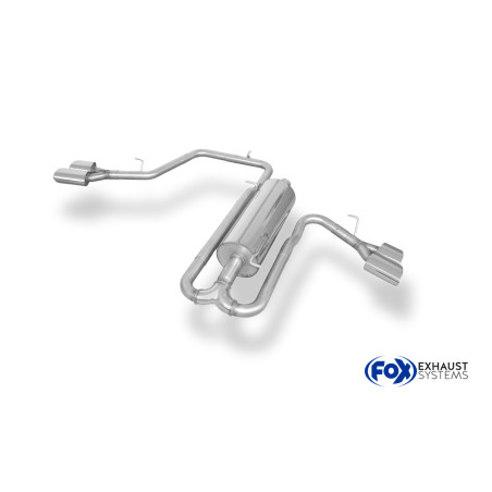 Ford Ranger dal 09/2016 – Double Cap Silenziatore uscita posteriore la (Cod. F-FO121031-462)