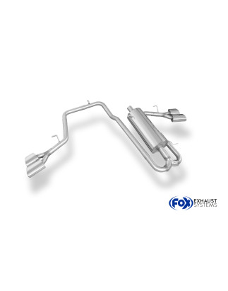 Ford Ranger dal 09/2016 – Double Cap Silenziatore uscita posteriore la (Cod. F-FO121031-462)