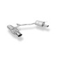 Mercedes C-Class 4-cilindri coupé C204 Silenziatore posteriore destra (Cod. F-MB032093-347)