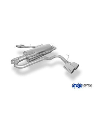 Ford Ranger dal 2011-08/2016 – Double Cap Silenziatore posteriore ex (Cod. F-FO121001-462)