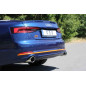 Audi A5 quattro B9 Cabrio Silenziatore posteriore destra/sinistra per 1-tubo einflutig – 1x100 Tip