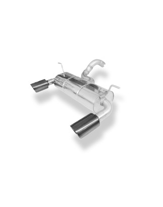 Jeep Wrangler IV – JL Silenziatore posteriore trasversale uscita destra/sinistra – 1x100 Tipo 25