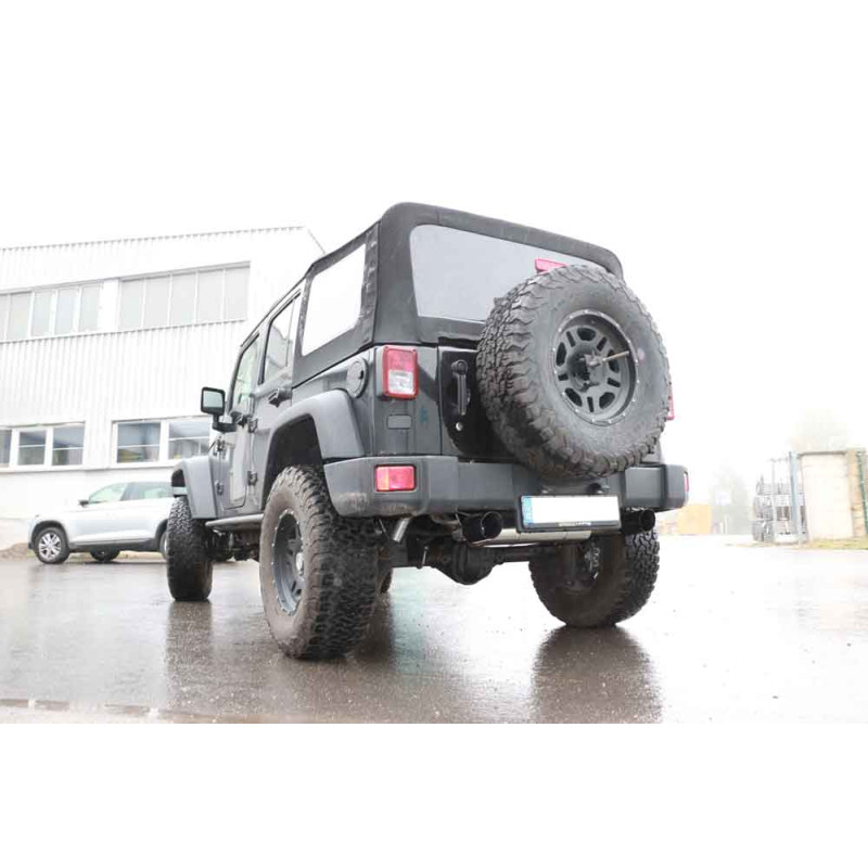 Jeep Wrangler III – JK Silenziatore uscita posteriore destra e sinistra (Cod. F-JE032005-293B)